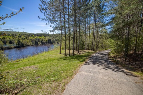 Photo aérienne - 177 Ch. De La Rouge, Huberdeau, QC - Outdoor With Body Of Water With View