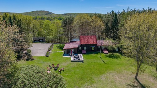 Photo aérienne - 177 Ch. De La Rouge, Huberdeau, QC - Outdoor With View