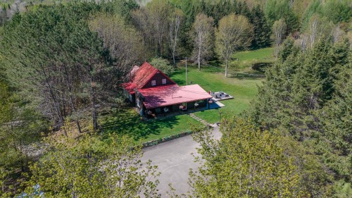 Photo aérienne - 177 Ch. De La Rouge, Huberdeau, QC - Outdoor With View