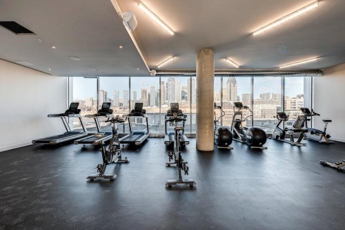 Salle de jeux - 408B-1400 Rue Ottawa, Montréal (Le Sud-Ouest), QC - Indoor Photo Showing Gym Room