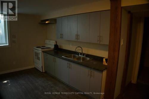 Lower - 73 Hickory Heights Crescent, Kitchener, ON - Indoor Photo Showing Kitchen With Double Sink