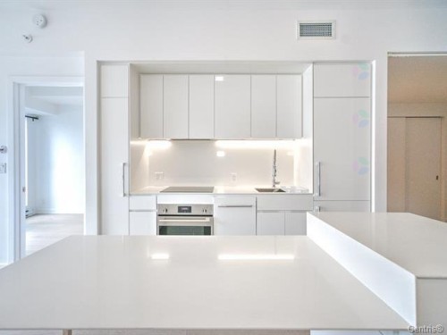 Kitchen - 1206-1288 Av. Des Canadiens-De-Montréal, Montréal (Ville-Marie), QC - Indoor Photo Showing Kitchen With Upgraded Kitchen