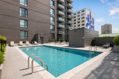 Pool - 501-1190 Rue Mackay, Montréal (Ville-Marie), QC - Outdoor With In Ground Pool