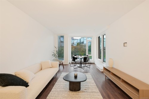 #204-363 Tyee Rd, Victoria, BC - Indoor Photo Showing Living Room