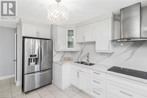 33 Alderney Avenue, Hamilton, ON - Indoor Photo Showing Kitchen With Double Sink