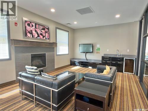 314A 415 Hunter Road, Saskatoon, SK - Indoor Photo Showing Living Room With Fireplace