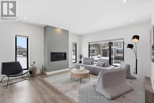225 Nature Street, Casselman, ON - Indoor Photo Showing Living Room With Fireplace
