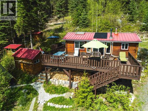 4384 Birch Lake Dump Road, Bridge Lake, BC - Outdoor With Deck Patio Veranda