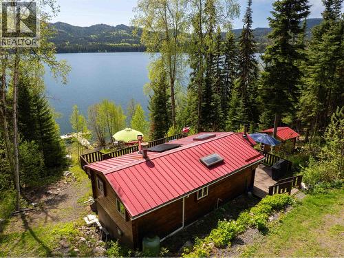 4384 Birch Lake Dump Road, Bridge Lake, BC - Outdoor With Body Of Water With Deck Patio Veranda With View