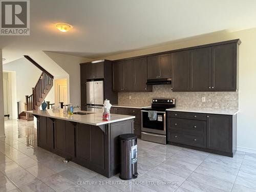 18 Dolucci Crescent E, Brampton, ON - Indoor Photo Showing Kitchen With Double Sink