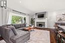 600 Deborah Crescent, Burlington, ON  - Indoor Photo Showing Living Room With Fireplace 