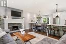 600 Deborah Crescent, Burlington, ON  - Indoor Photo Showing Living Room With Fireplace 