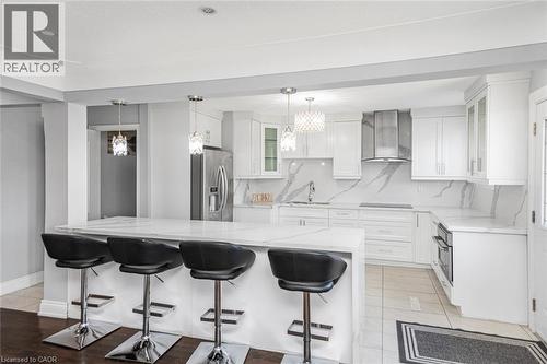33 Alderney Avenue, Hamilton, ON - Indoor Photo Showing Kitchen With Upgraded Kitchen