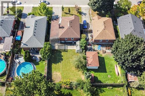33 Alderney Avenue, Hamilton, ON - Outdoor With Above Ground Pool With View