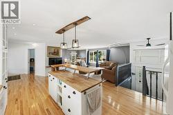 Kitchen & view to front entry - 