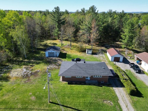 Photo aérienne - 5 Rue St-Joseph, Laverlochère-Angliers, QC - Outdoor With View