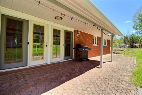Terrasse - 5 Rue St-Joseph, Laverlochère-Angliers, QC - Outdoor With Deck Patio Veranda With Exterior