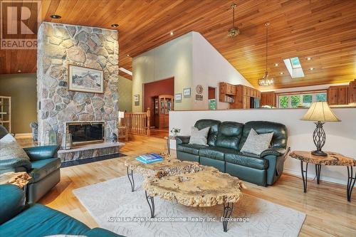 5590 Steeles Avenue W, Milton, ON - Indoor Photo Showing Living Room With Fireplace