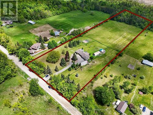 10 gorgeous acres. Approximate boundary lines - 10655 Sideroad 17, Brock, ON 