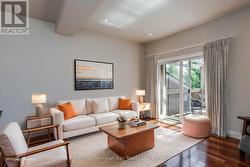 Virtually staged living room - 