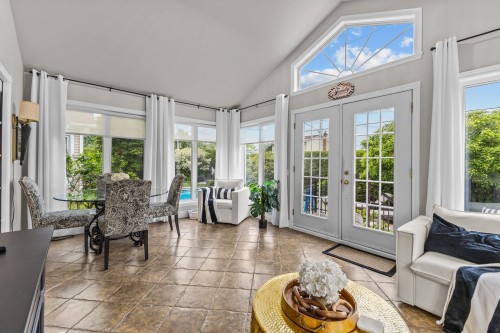 Sun Room - 496 Rue Fortin, Napierville, QC - Indoor Photo Showing Living Room