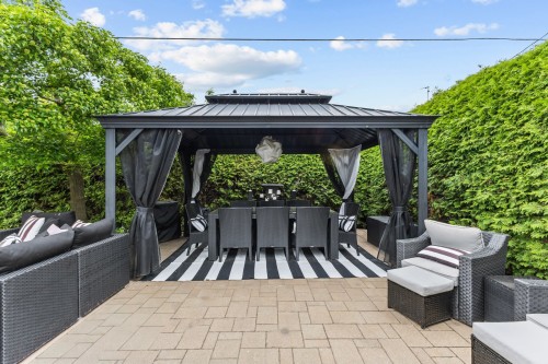 Courtyard - 496 Rue Fortin, Napierville, QC - Outdoor With Deck Patio Veranda With Exterior