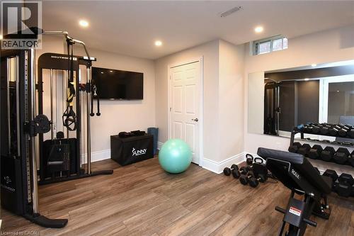 708 Winston Road, Grimsby, ON - Indoor Photo Showing Gym Room