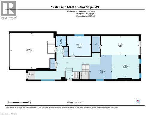 Floor plan - 32 Faith Street Unit# 19, Cambridge, ON - Other