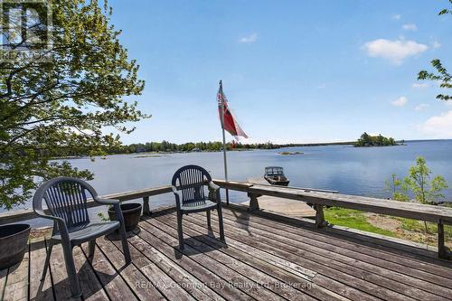 185 Picnic Island Road, Georgian Bay (Baxter), ON - Outdoor With Body Of Water With Deck Patio Veranda With View