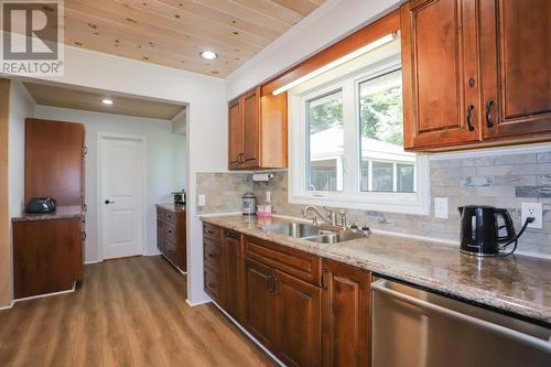 2632 A Line Rd, Richards Landing, ON - Indoor Photo Showing Kitchen With Double Sink