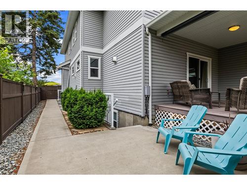 Side Yard - Private Egress to Basement and Backyard - 827 Juniper Road, Kelowna, BC - Outdoor With Deck Patio Veranda