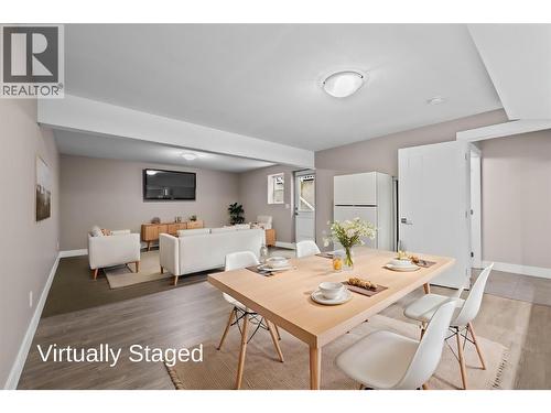 Virtually Staged - Open Concept Living Space - 827 Juniper Road, Kelowna, BC - Indoor