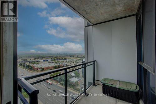 Balcony - 1601 - 75 Eglinton Avenue W, Mississauga, ON - Outdoor With View With Exterior
