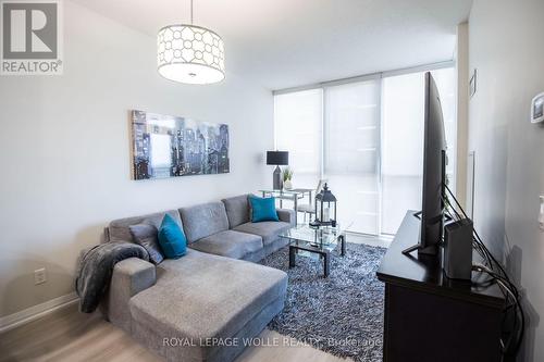 Living Room - 1601 - 75 Eglinton Avenue W, Mississauga, ON - Indoor Photo Showing Living Room