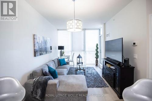 Living Room - 1601 - 75 Eglinton Avenue W, Mississauga, ON - Indoor Photo Showing Living Room