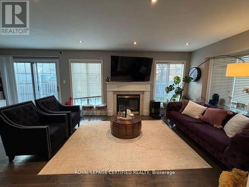 5890 Tampico Way, Mississauga, ON - Indoor Photo Showing Living Room With Fireplace