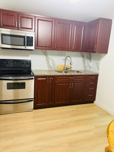 27 Dalbret Crescent, Toronto, ON - Indoor Photo Showing Kitchen With Double Sink