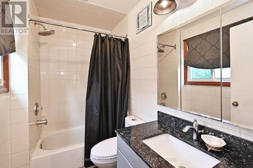 updated full family bath - 20805 Brock Road, Brock, ON - Indoor Photo Showing Laundry Room