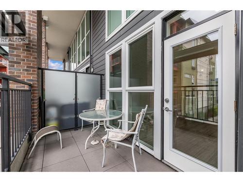 Private outdoor space perfect for morning coffee or evening relaxation. - 1775 Chapman Place Unit# 101, Kelowna, BC - Outdoor With Exterior