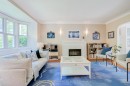123 South Kingsway N/A, Toronto, ON  - Indoor Photo Showing Living Room With Fireplace 
