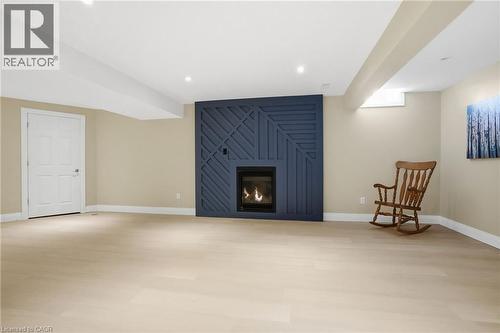 1300 Silvan Forest Drive, Burlington, ON - Indoor With Fireplace