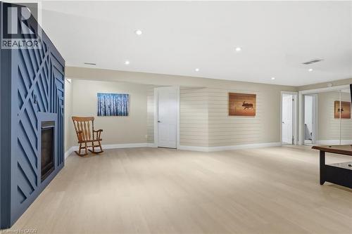 1300 Silvan Forest Drive, Burlington, ON - Indoor With Fireplace