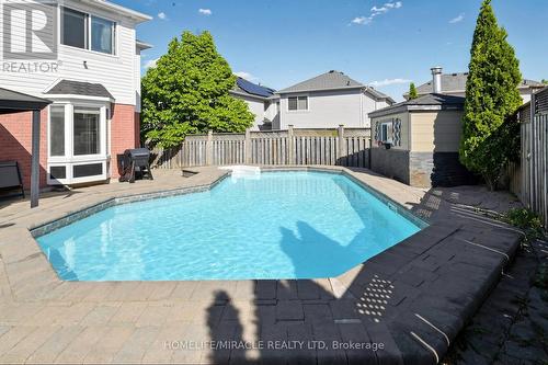 1026 Holdsworth Crescent, Milton, ON - Outdoor With In Ground Pool With Deck Patio Veranda