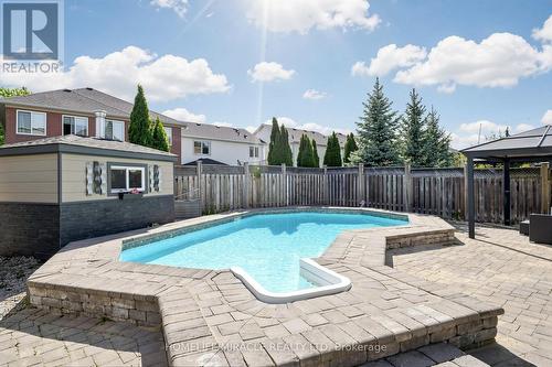 1026 Holdsworth Crescent, Milton, ON - Outdoor With In Ground Pool With Deck Patio Veranda