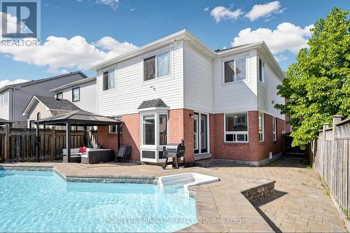 1026 Holdsworth Crescent, Milton, ON - Outdoor With In Ground Pool With Deck Patio Veranda