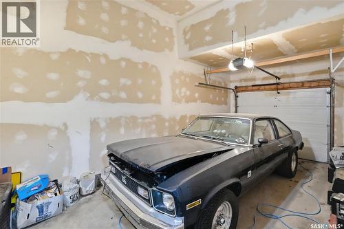 A-B 141 Queen Street, Elbow, SK - Indoor Photo Showing Garage