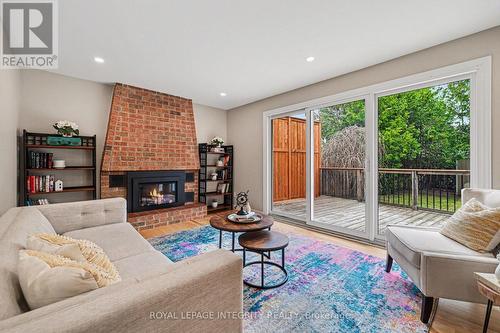 4 Pinecone Trail, Ottawa, ON - Indoor Photo Showing Living Room With Fireplace