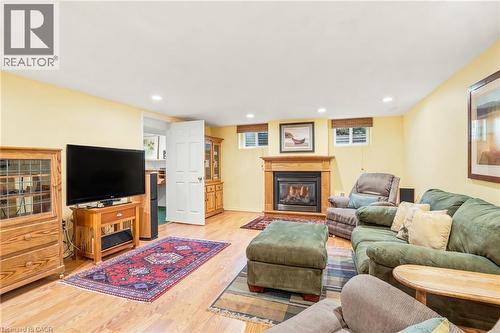 1381 Majestic Drive, Burlington, ON - Indoor Photo Showing Living Room With Fireplace