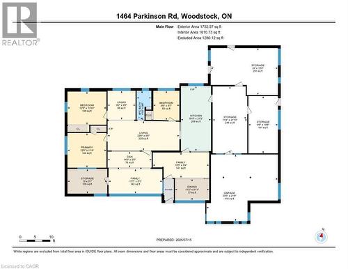 Floor plan - 1264 Parkinson Road, Woodstock, ON 
