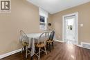Interior room with wood-finish flooring and neutral-toned walls - 205 Ferguson Avenue S, Hamilton, ON  - Indoor Photo Showing Dining Room 